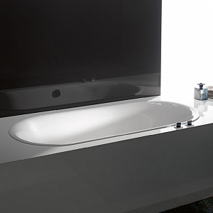 Ванна стальная Bette Lux Oval 190*90*45 BetteGlasur® Plus, с шумоизоляцией, антислип